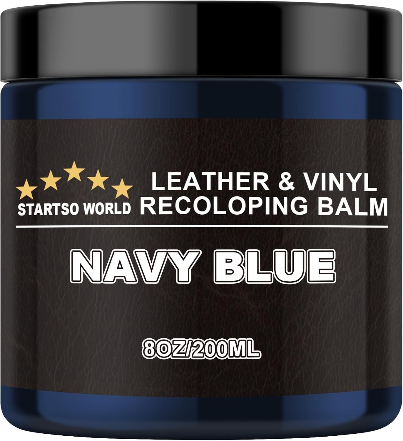 Leather Recoloring Balm, Navy Blue Leather Repair Kit for Furniture, Leather …