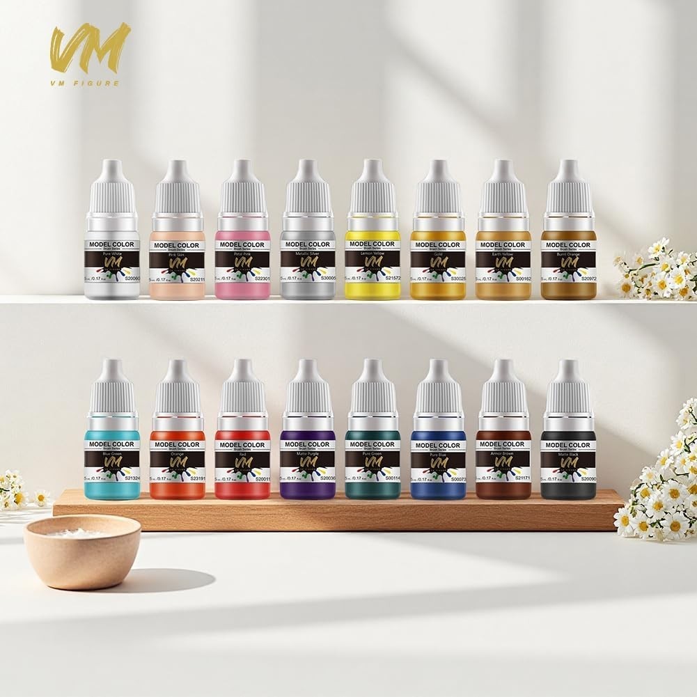 VM Eco-Friendly Pigments Miniature Paint Set Speed paints Skin Tones Color Hi…