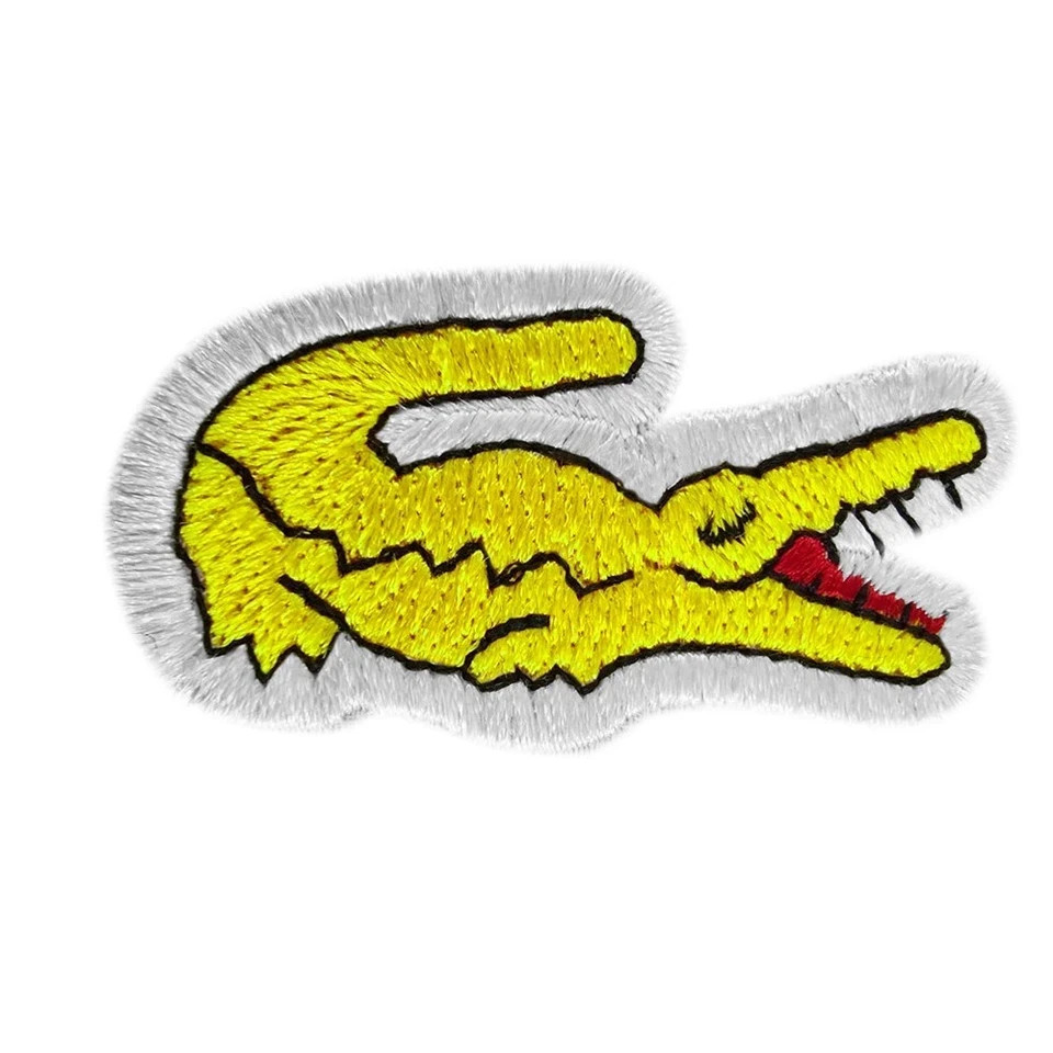 Lacoste Alligator Logo Patch Embroidered Iron/ Sew- On Clothing Badge