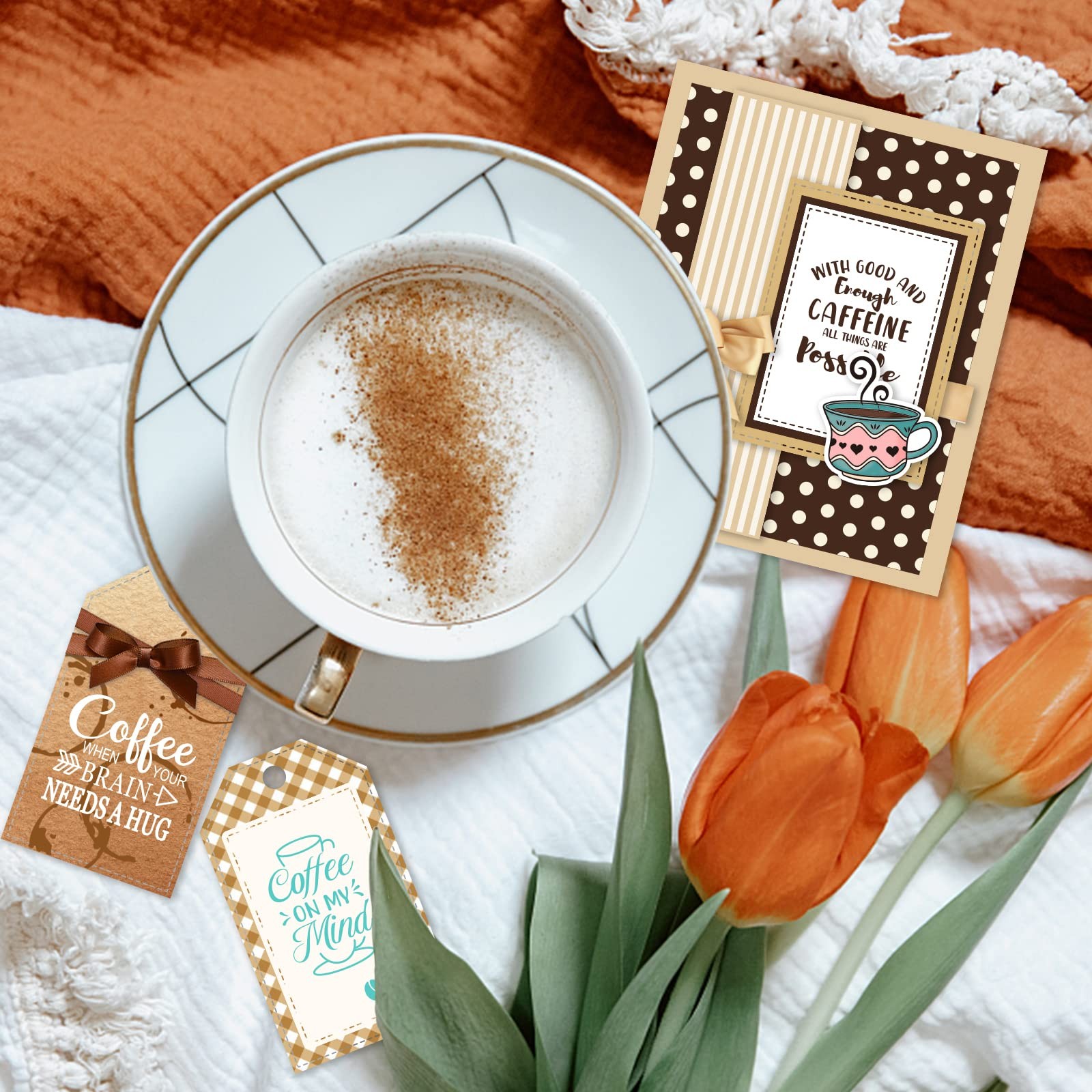 Coffee Text Clear Stamps Coffee Bean Blessing Words Silicone for Cards