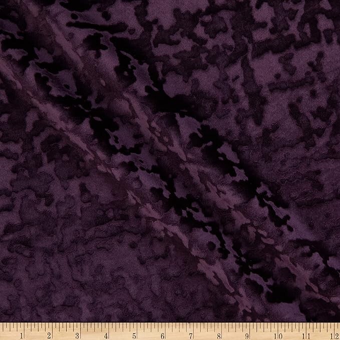 Abstract Crushed Velvet Fabric, 118 Inch. in Width, Ideal for Upholstery Etc.