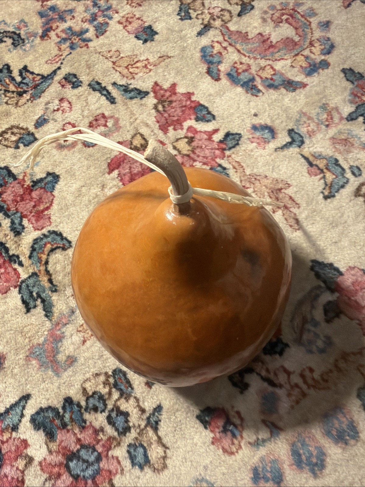 Decorative HARD PEAR SHAPED GOURD -Farmhouse Rustic Cottagecore 4”x7” X 4”