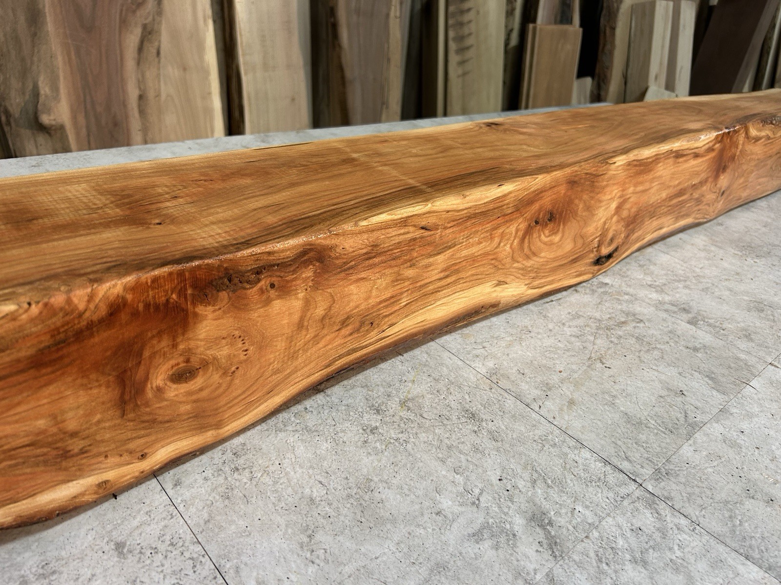 Cherry Mantel Beam/Fireplace Mantel Beam/Rustic Modern Wood/Solid Hardwood Beam