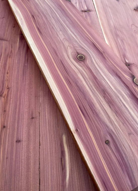 Aromatic Red Cedar Craft Wood, Eastern Cedar Boards, 5 Piece Bundle