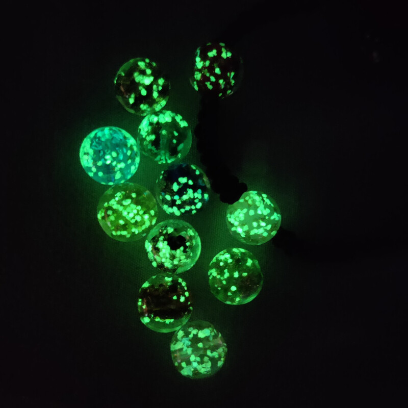 10X Sphere Crystal Luminous Bead 8-20mm Glow In The Dark DIY Materials Decor New