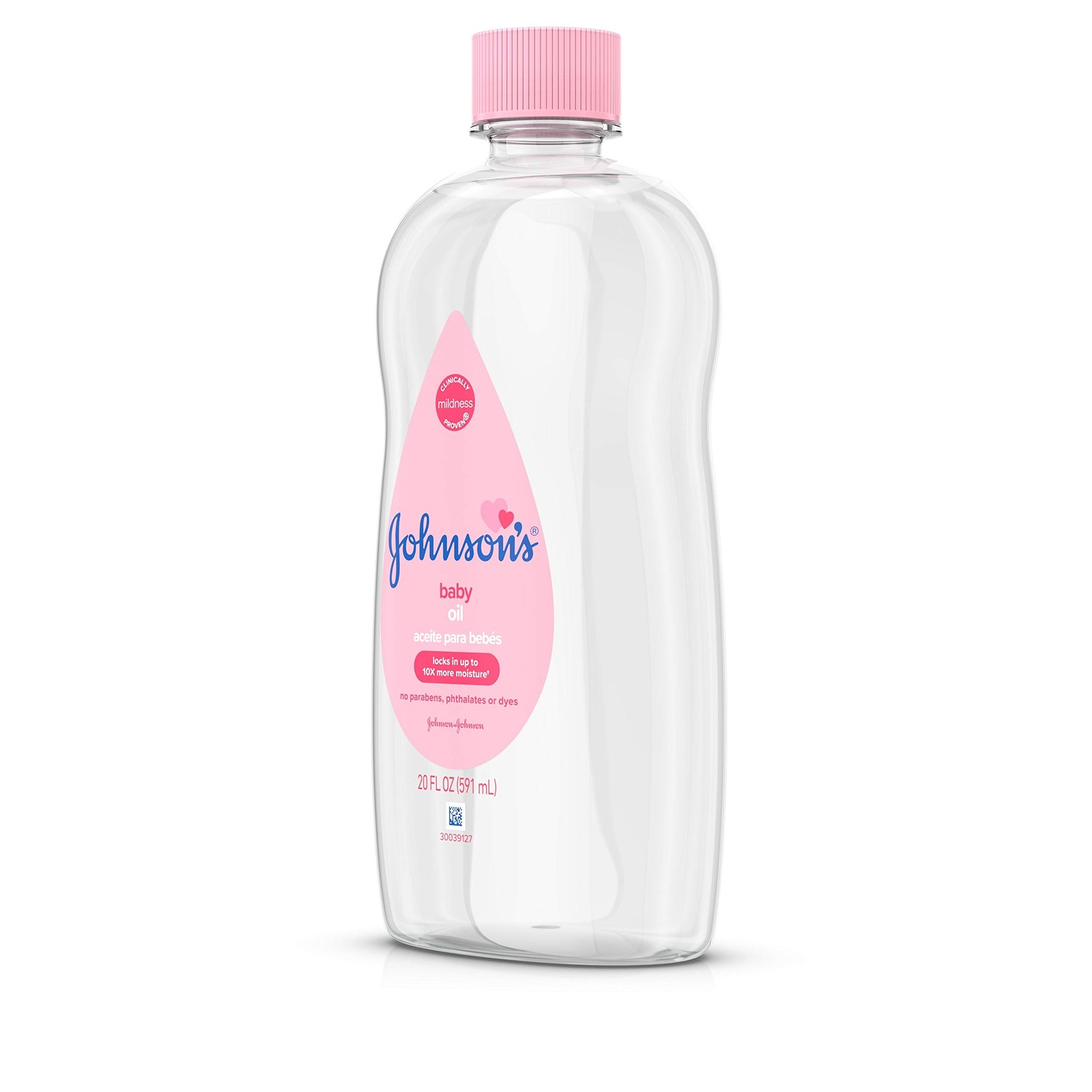 Johnson’s Baby Oil, Pure Mineral Oil to help Prevent 20 Fl Oz (Pack of 1)
