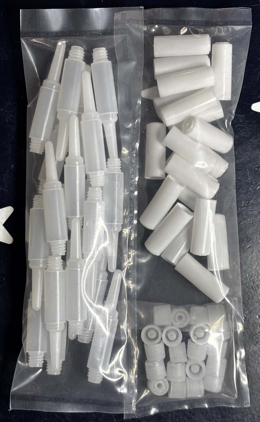 20 Sets 1ml Empty Plastic Squeeze Dropper Bottles Oils Lubes Liquid Dropper LDPE
