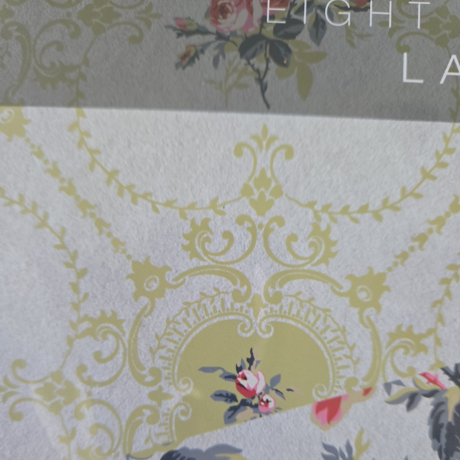 “Lattice Rose”, Iron Orchid Design Paint Inlay