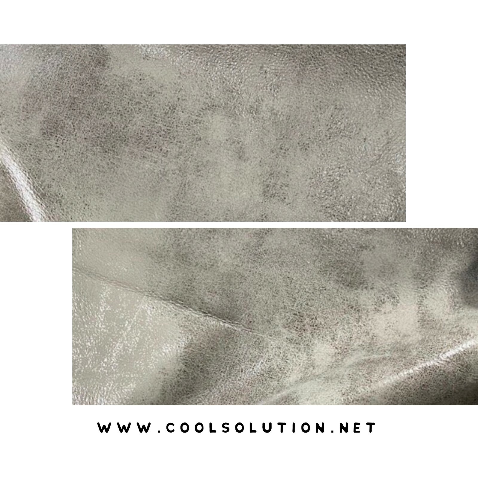 Leather Sheets, Smooth Leather Hard Rock Titanium Leather for Fringe 1.4 mm Tick