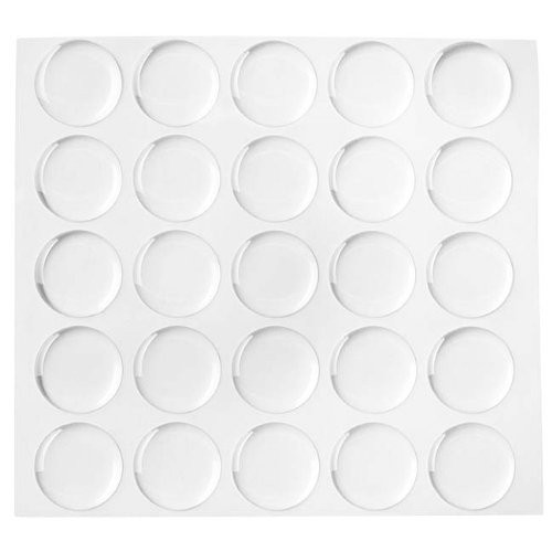 HipGirl Clear Epoxy Dome Stickers for Crafts – 100ct Self-Adhesive Resin Stic…