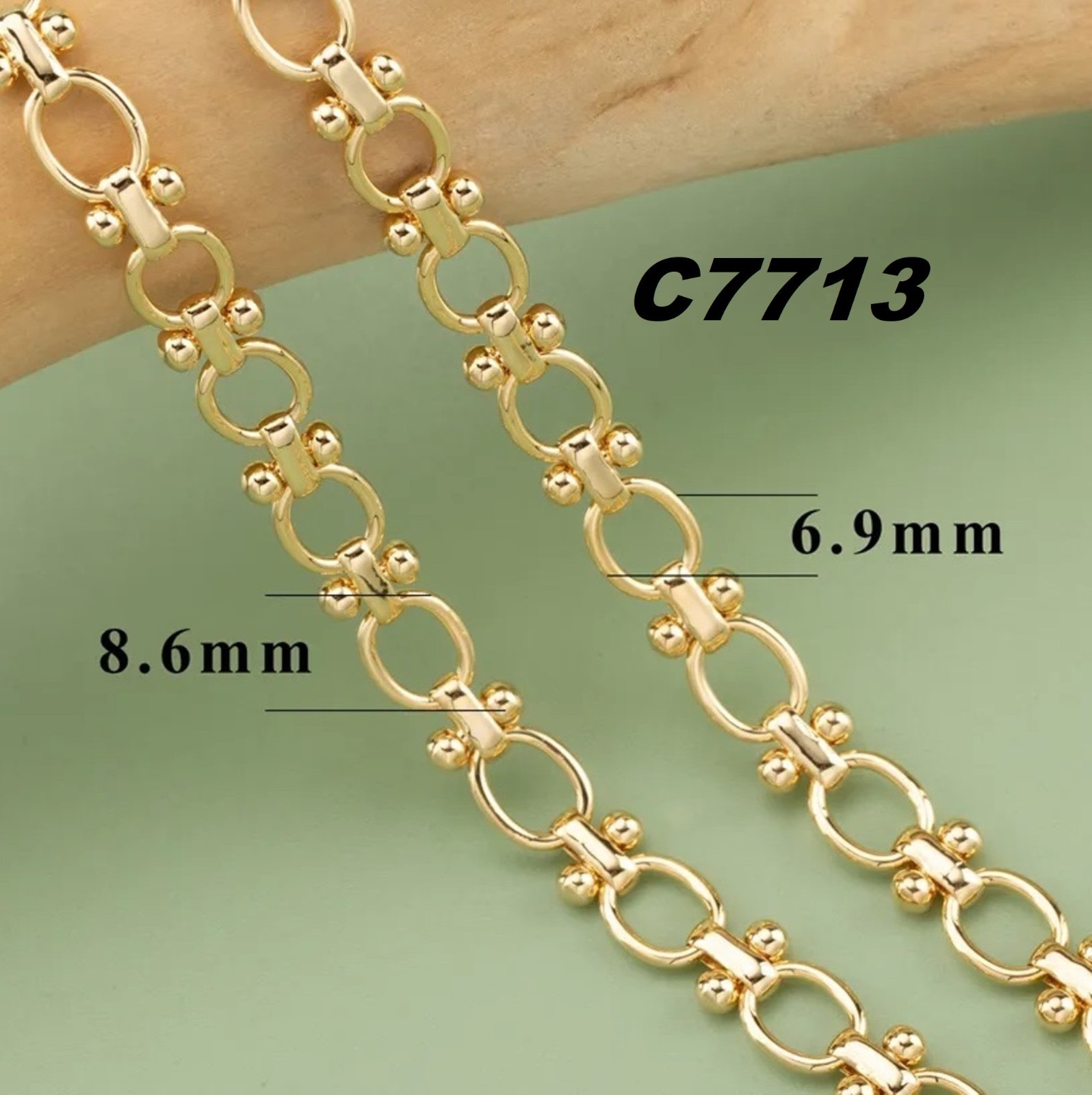 Paperclip Chains For Permanent Jewelry Gold Filled DIY: Figaro, Rolo, Cable
