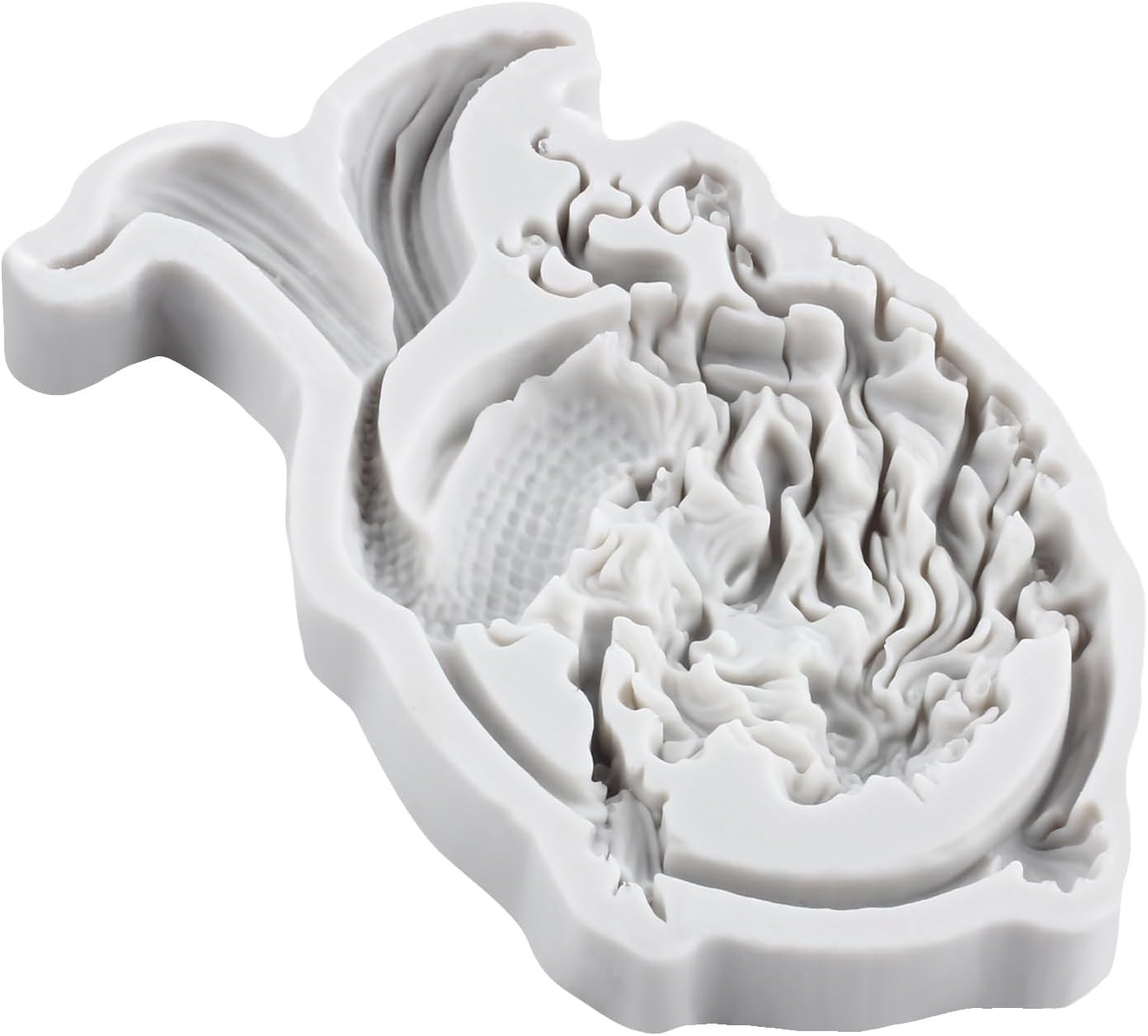Mermaid Polymer Clay Mold Mermaid Silicone Molds for DIY Crafts Air Dry Plaster