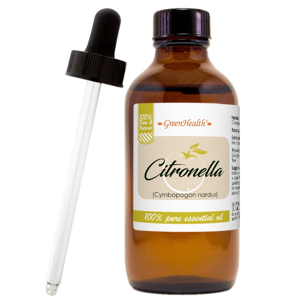 4 fl oz Citronella Essential Oil (100% Pure & Natural) – GreenHealth