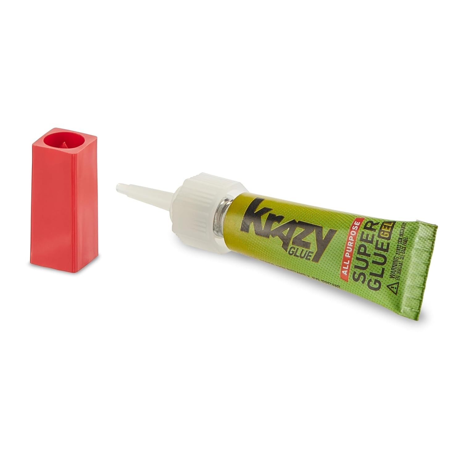 All Purpose Super Glue Gel with Precision Tip, 2g Tube, Fast Drying No-Run Ge…