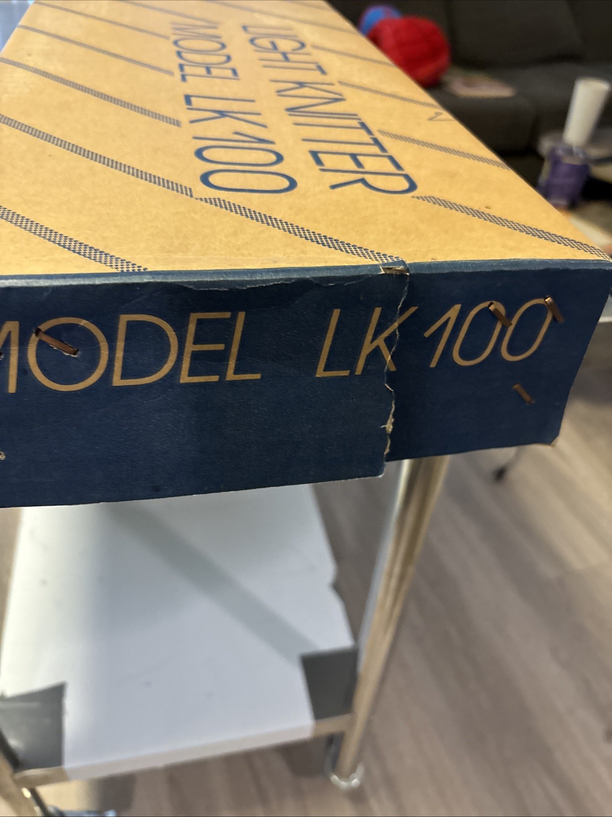 Vintage Inbox Model Number LK100 Light Knitter Machine