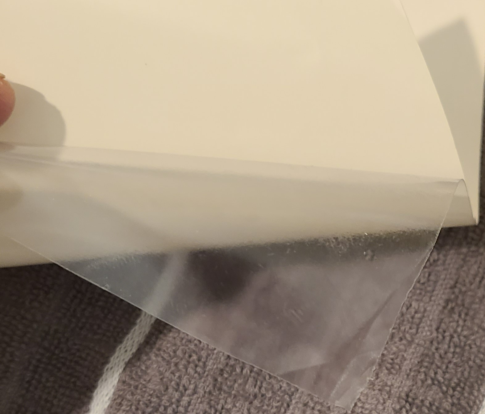 3.0 mil Gloss Clear Transparent Cut Sign Vinyl PVC Self-Adhesive 5-Year Film