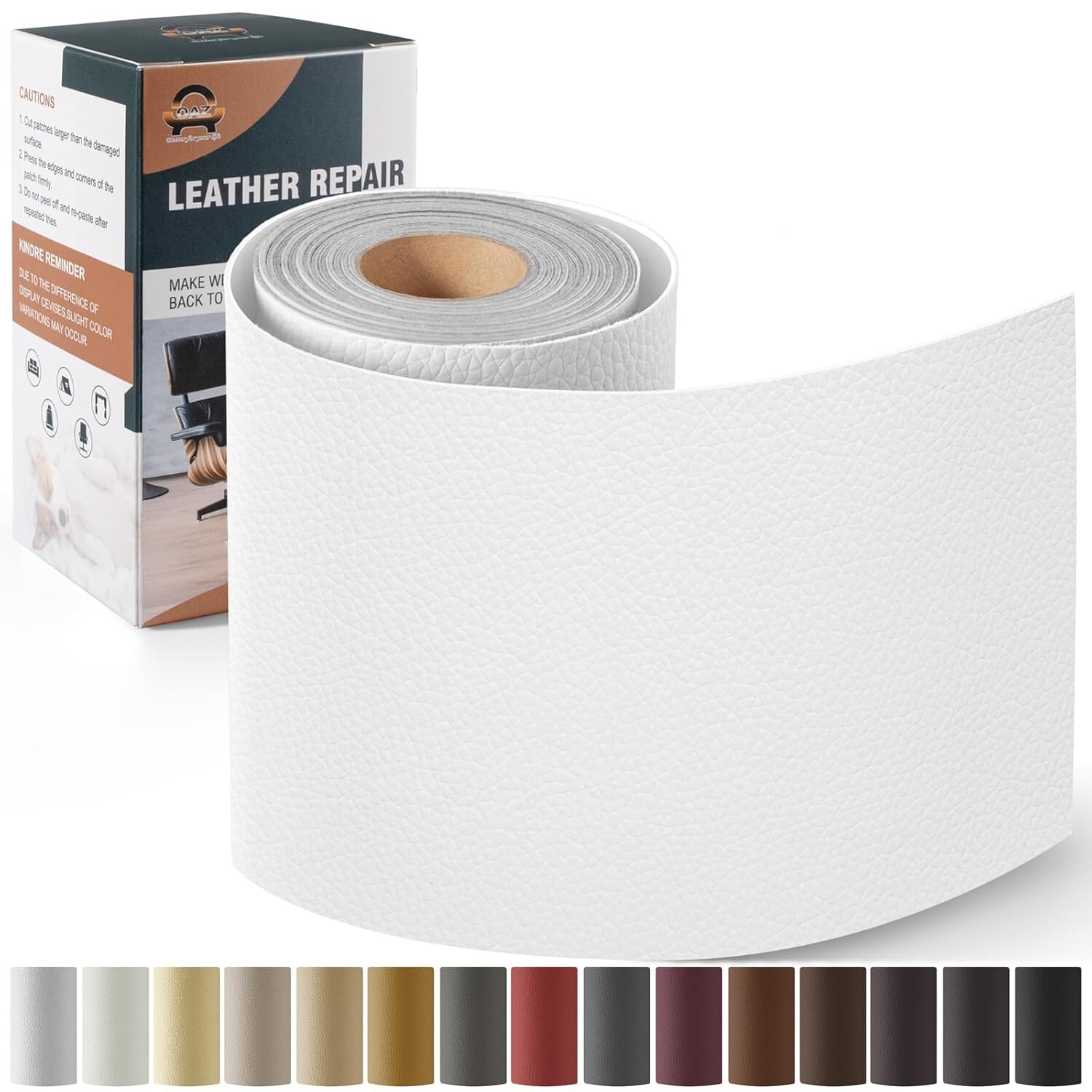 Leather Repair Kit for Furniture 4″x 63″, Self Adhesive Patch Kit for Furniture