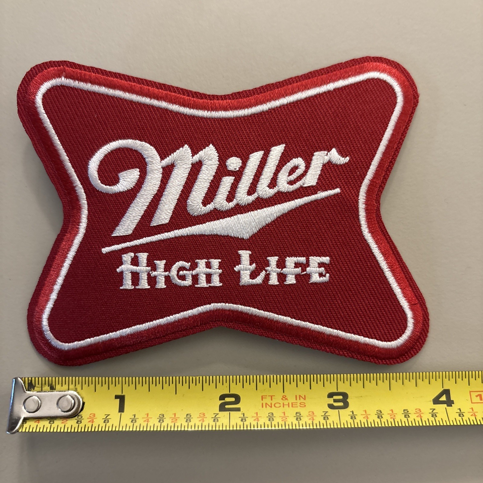 Miller High Life (Sew or Iron on patch) Beer / Party / Spring Break / NASCAR