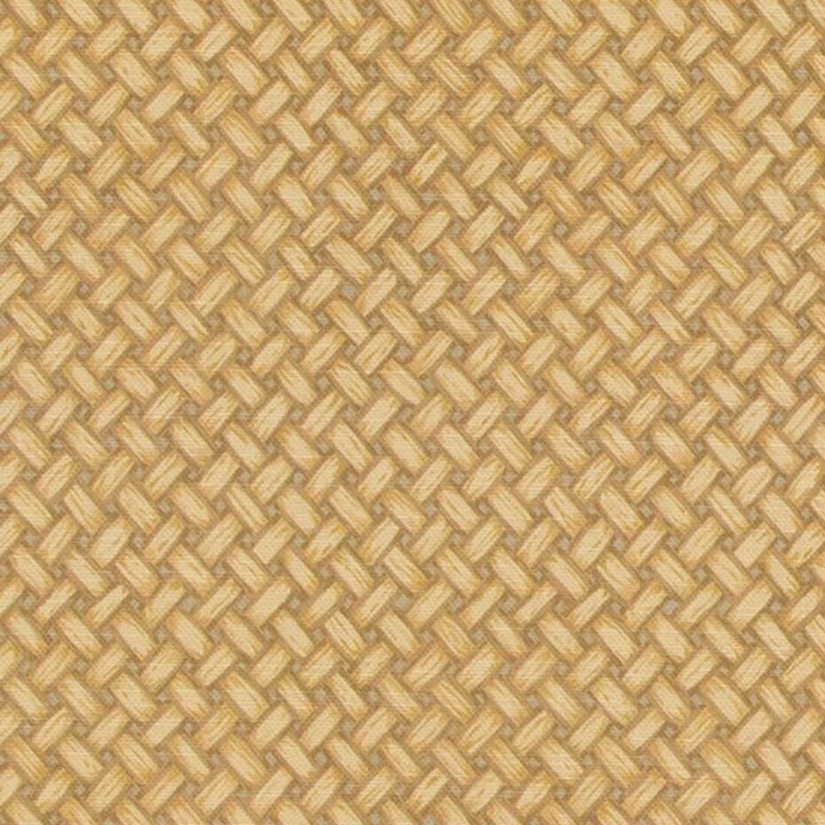 MULBERRY CURTAIN/UPHOLSTERY FABRIC DESIGN Basketweave 5.9 METRES OCHRE COTTON