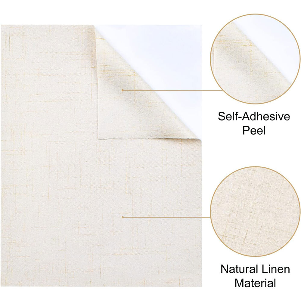 Linen 7 Colors Down Jacket Self-adhesive Rectangular Elbow Denim Patches Decor