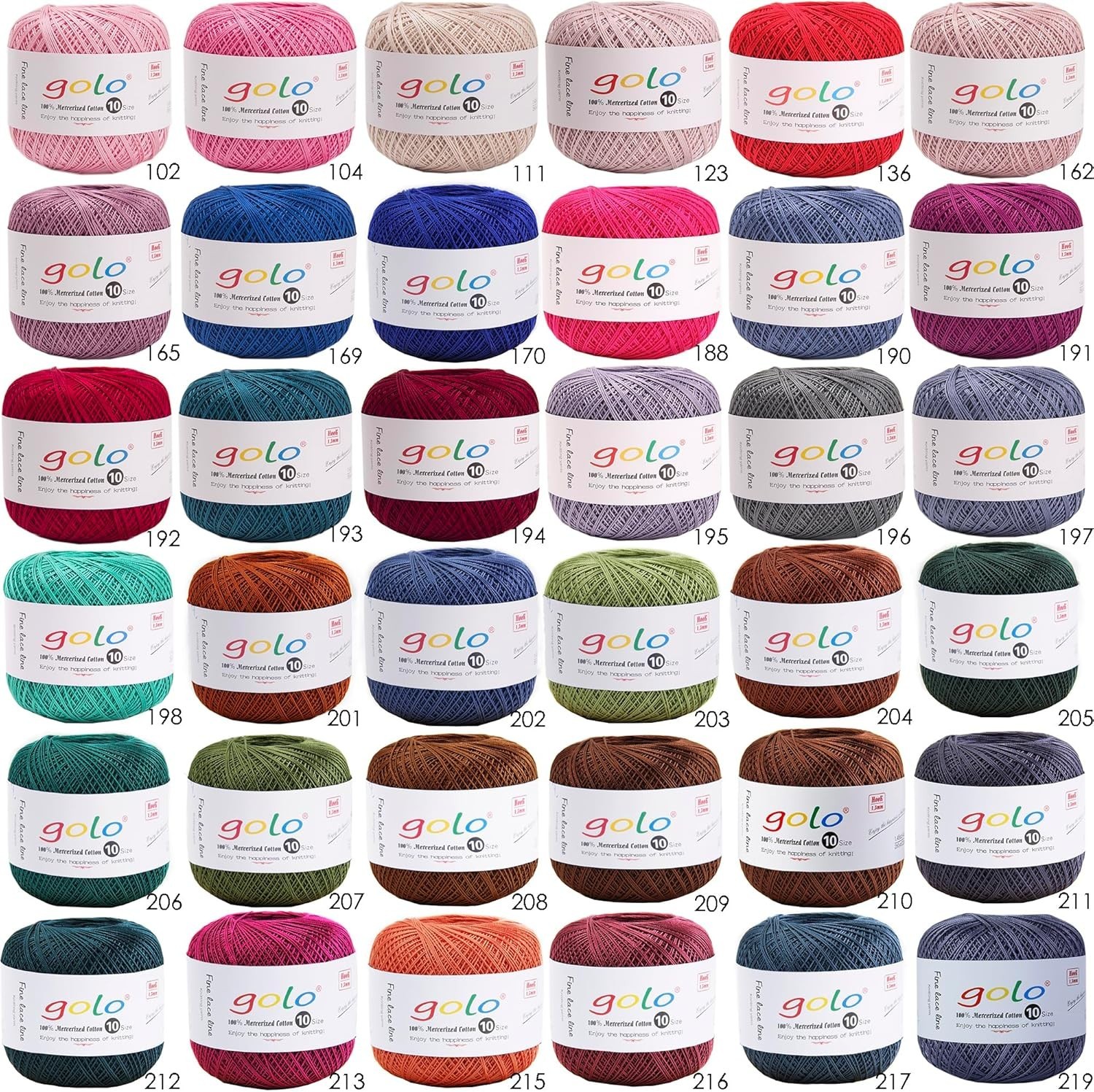 Smooth Mercerized Cotton Thread Size 10 (250 Yards) – Eco-Friendly Craft Yarn
