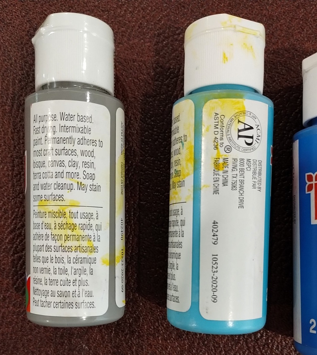 Liquitex Basics Smart Craft Acrylic Paint Lot of 9 Used