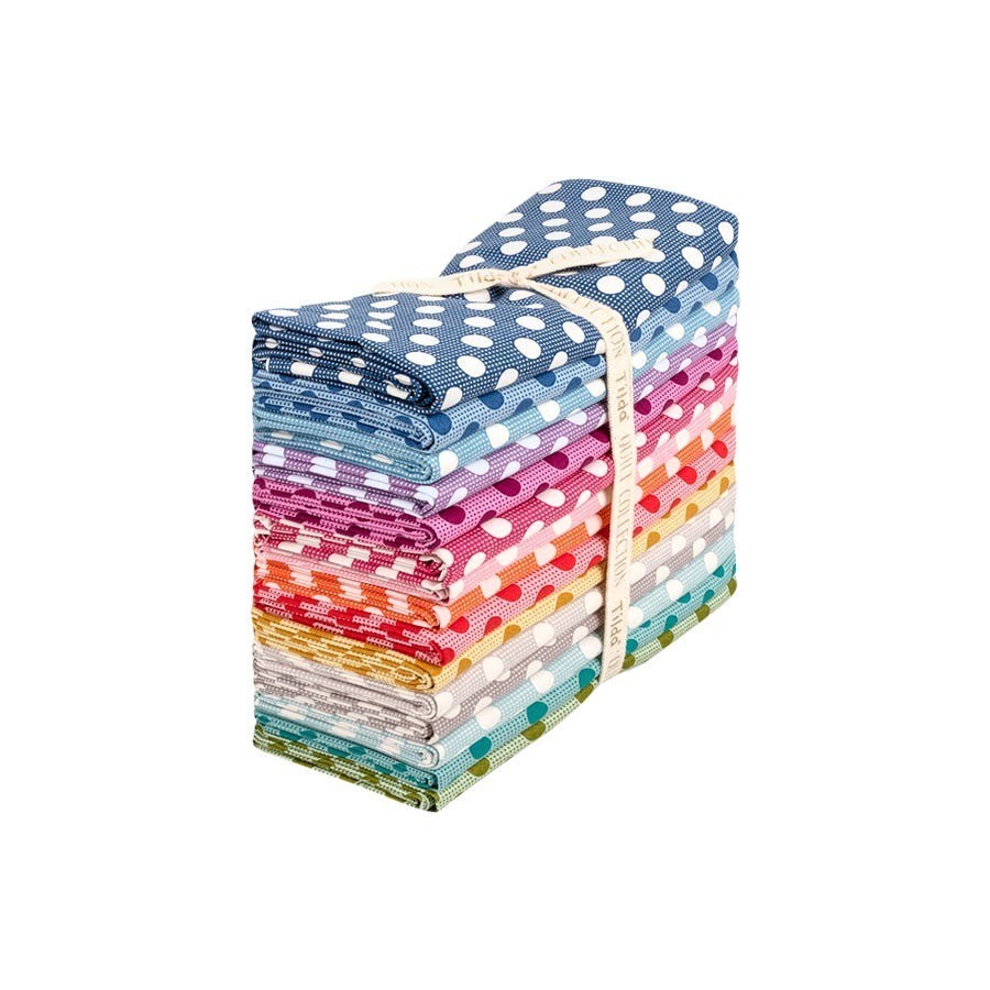 Medium Dots Fat Quarter Bundle Tilda Fabrics (includes 15 fat quarters)