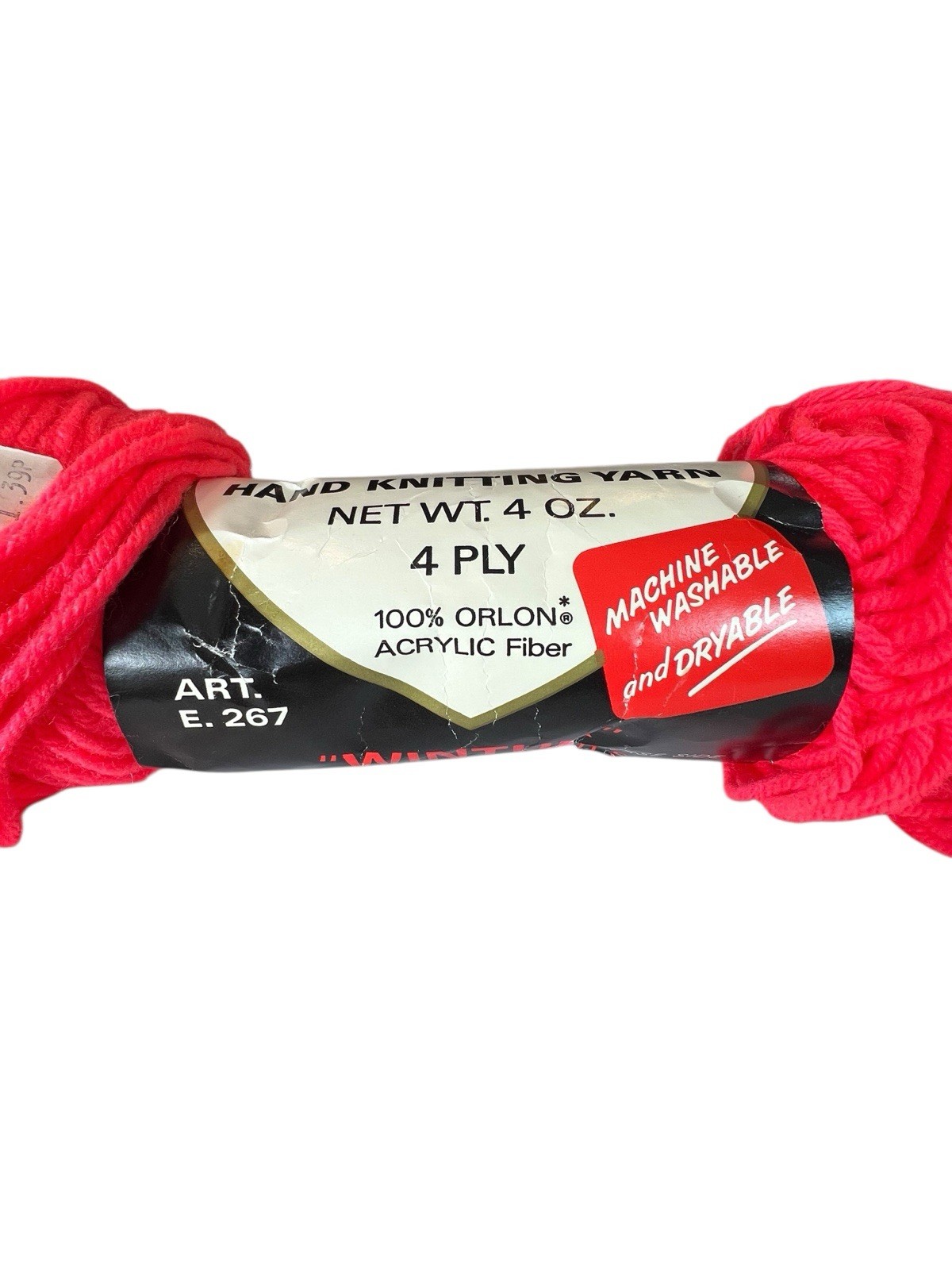 Vintage Red Heart Wintuk Orlon Acrylic Yarn – 1 Skein Color Melon #900