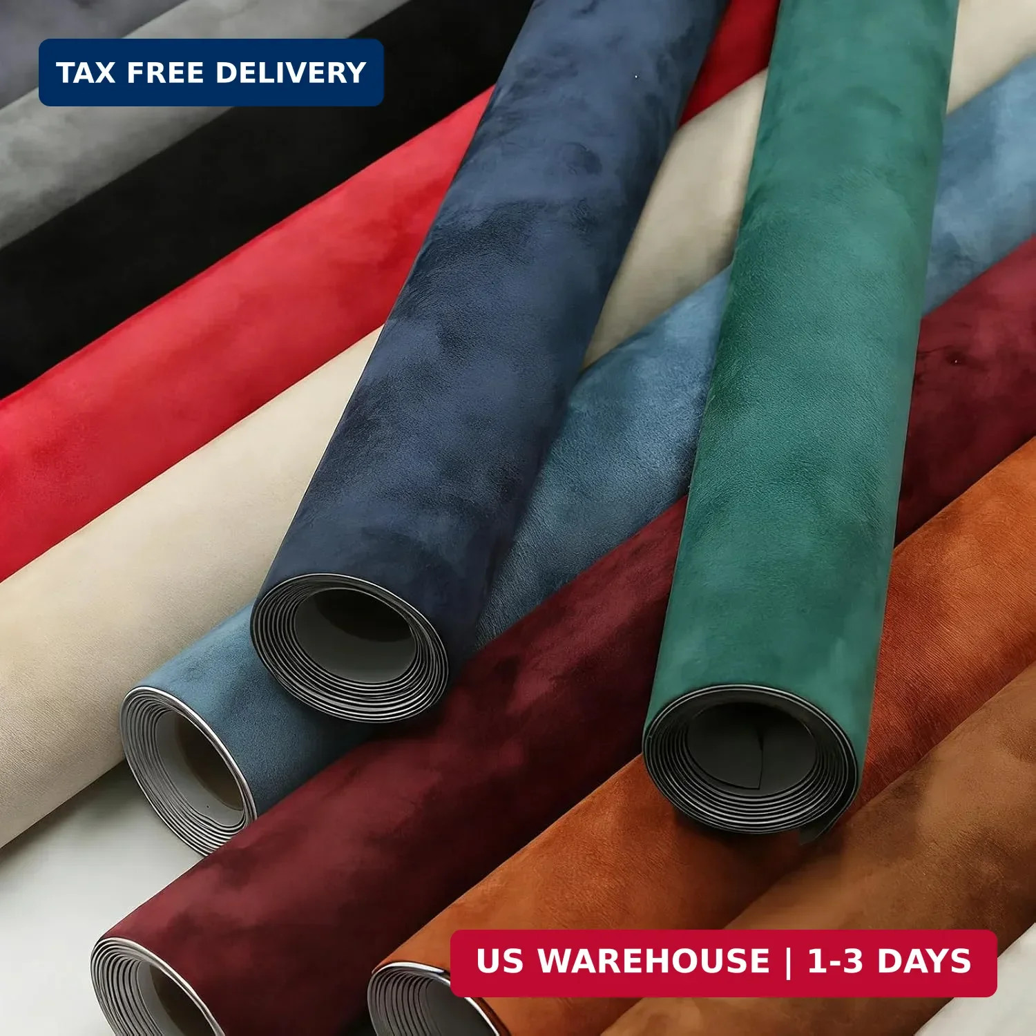 Premium Self-Adhesive Suede Fabric Wrap for Cars, Suede Car Interior Wrap for Da