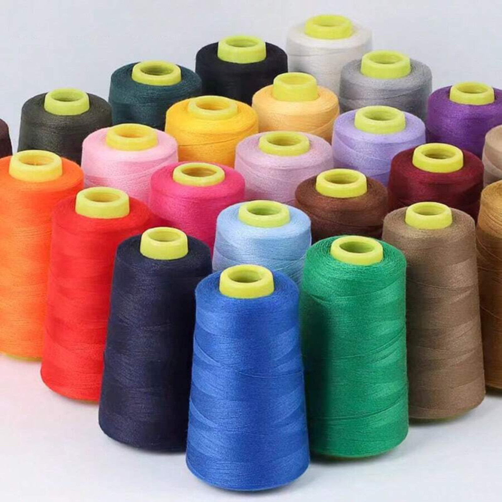 3000 Yards Sewing Thread Spool 100% Polyester All Purpose Machine Hand 46 Colors