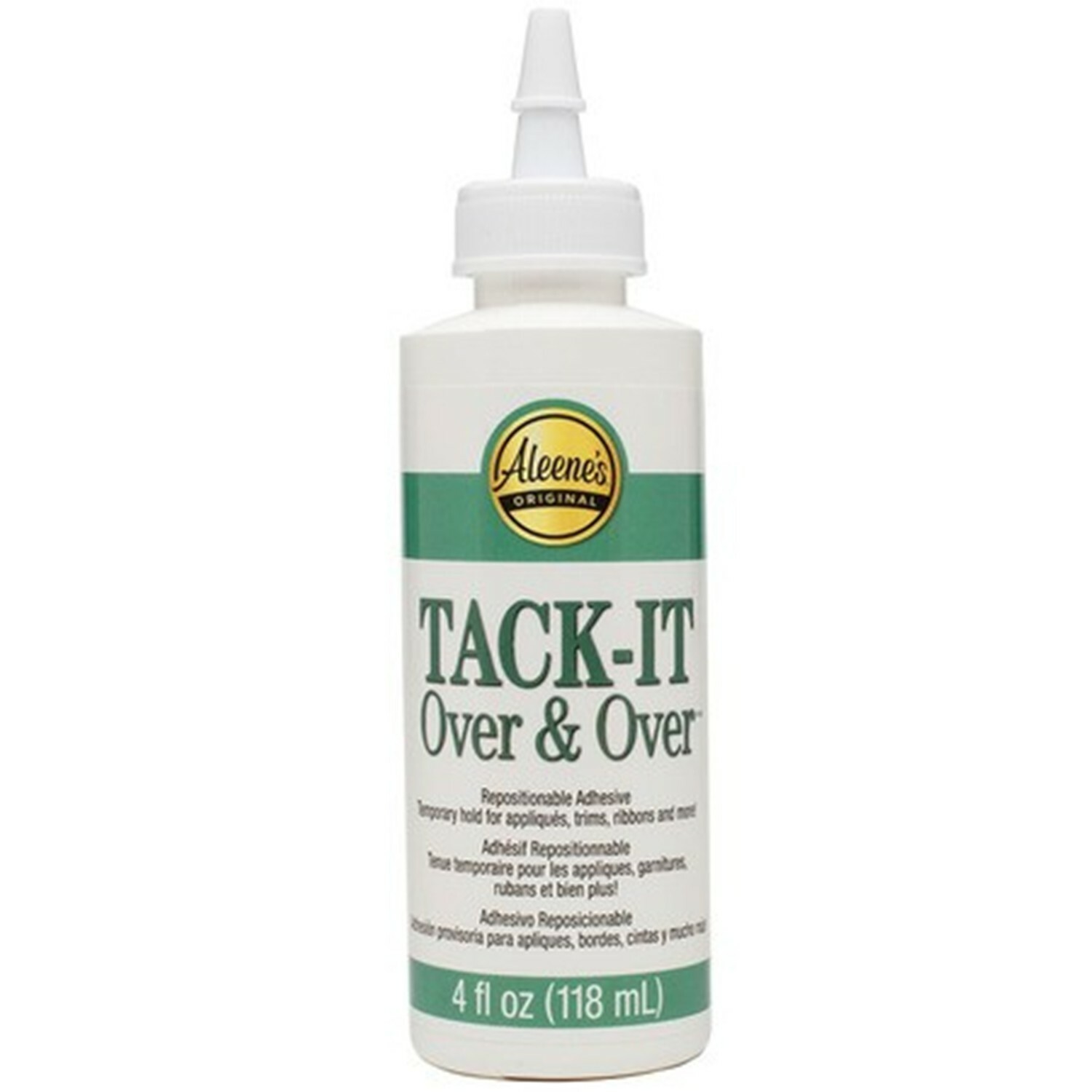 Aleenes Tack it Over and Over Glue for Appliques Crafts Clothing Patch Adhesive