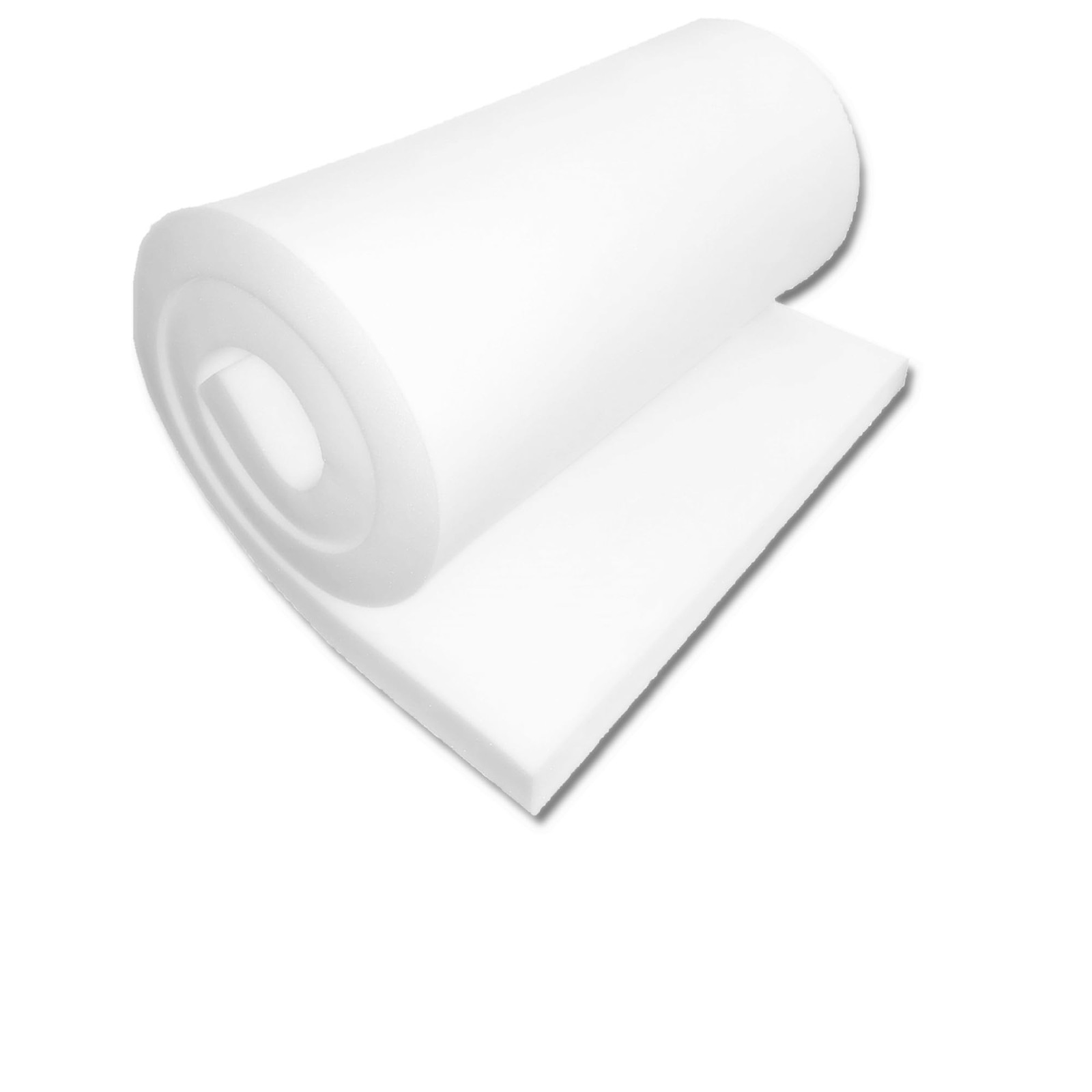 FOAMYFOAM High Density 1 inch Thick, 24 inch Wide, 72 inch Long Upholstery Fo…
