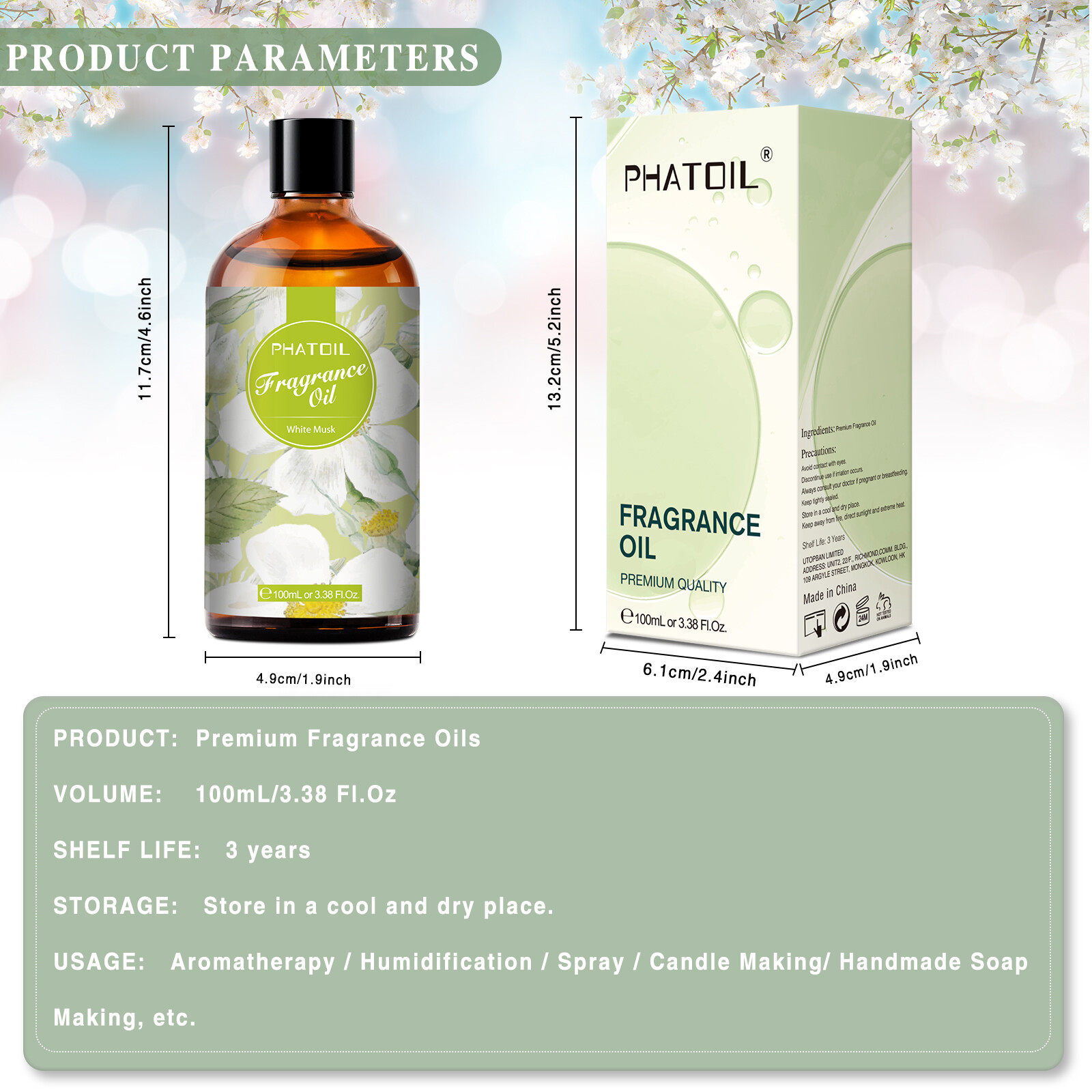 10ml Fragrances Oils Essential Oil -For Diffuser,Candle,Soap,Wax Melts Making US