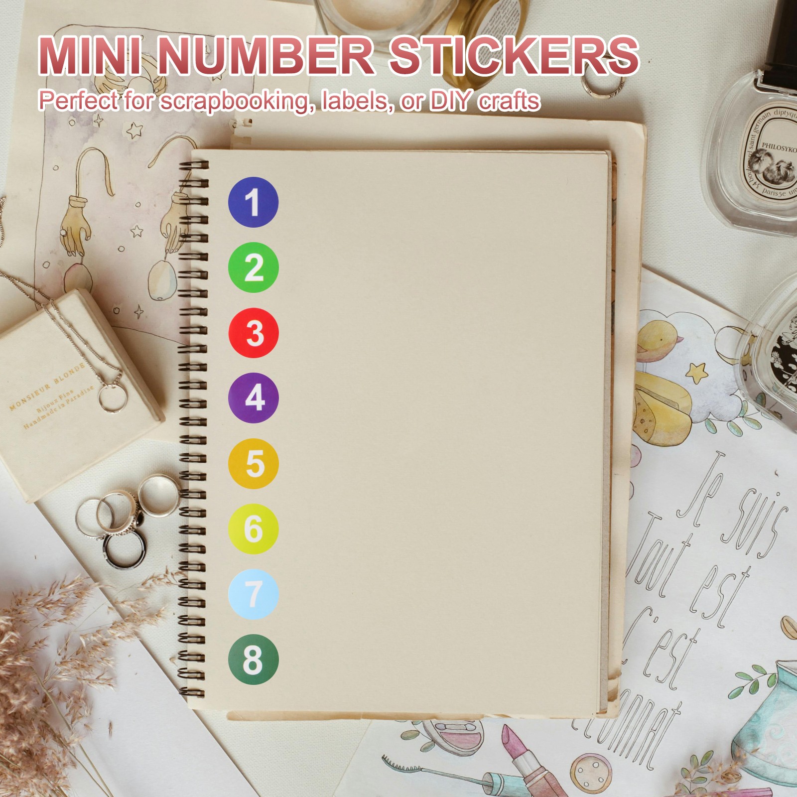 Number 15 Stickers 1″ Round Coded Self-Adhesive Labels Light Green 500Pcs/Roll