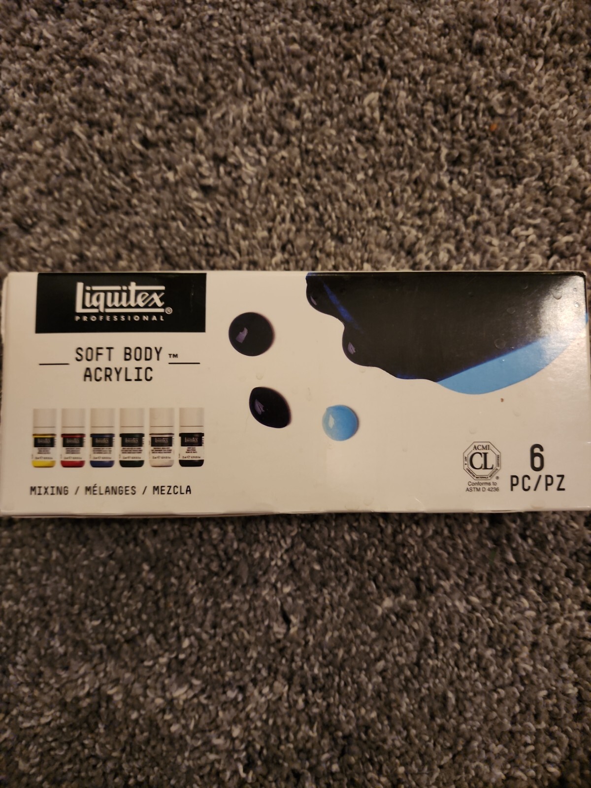 Liquitex Soft Body Acrylic Mixing Set, 6pc