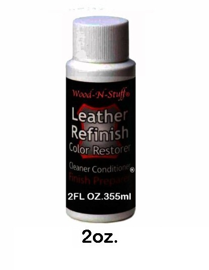 Big Bottle! 4oz. The Surface Cleaner for LEATHER Refinish Color RESTORER ®