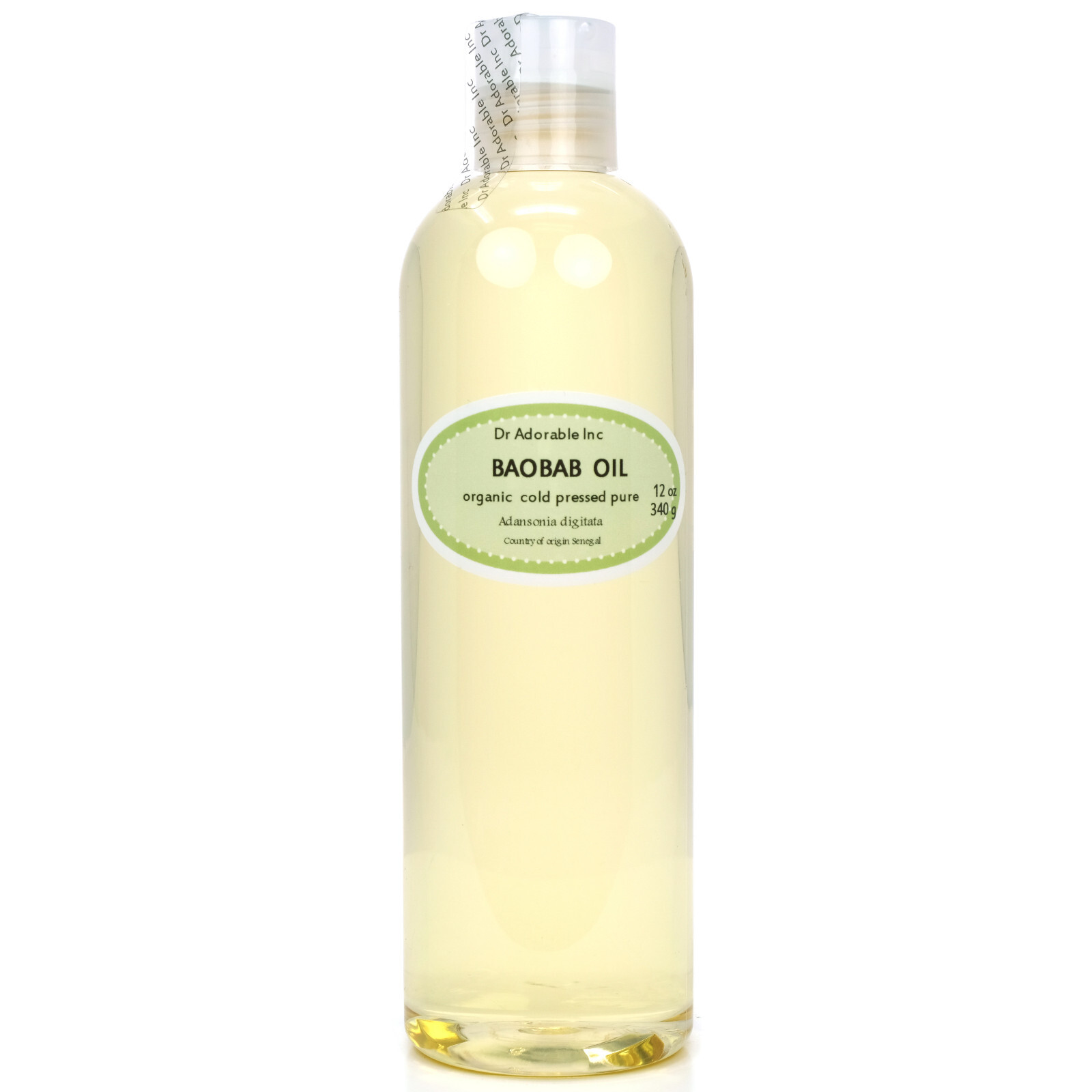 12 oz BAOBAB CARRIER OIL BY DR.ADORABLE 100% PURE ORGANIC COLD PRESSED FREE SHIP