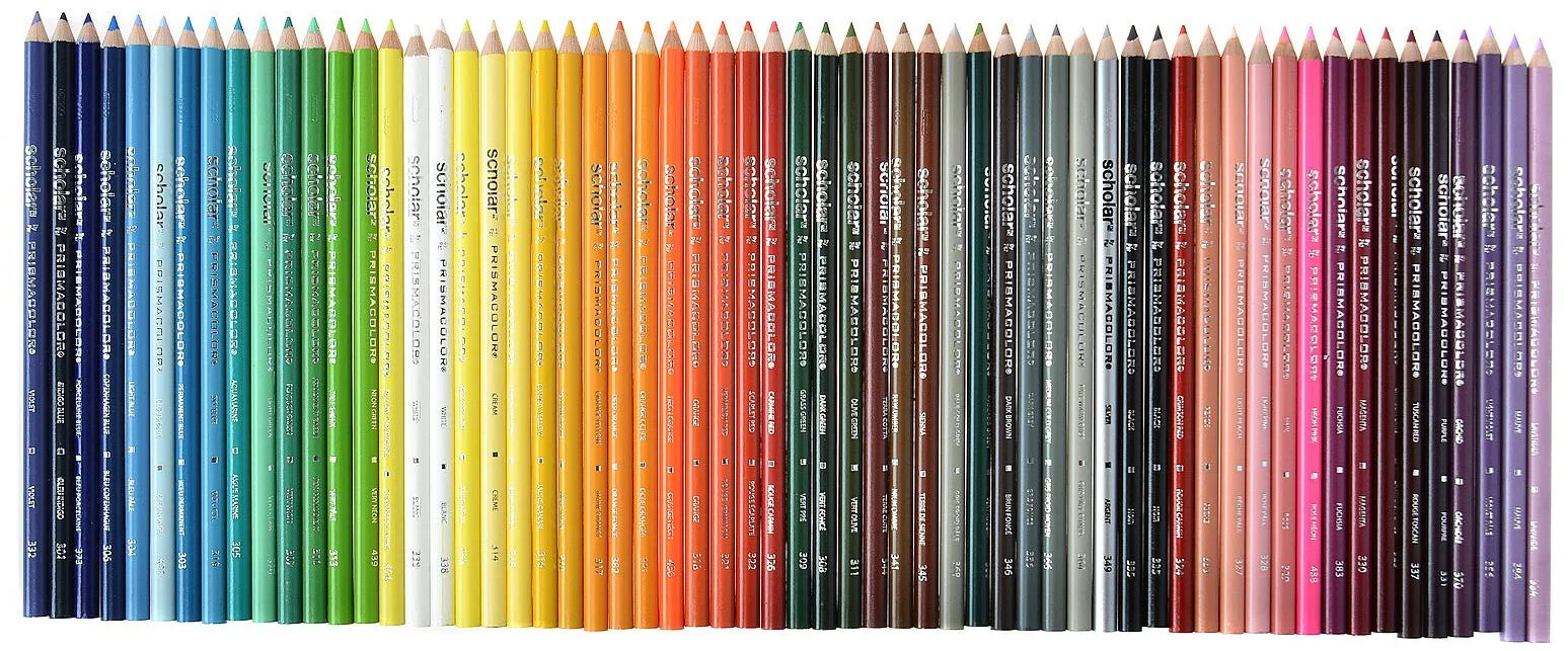 Prismacolor Scholar Colored Pencils 92808HT, 60-Count, Rich, vibrantly pigmented