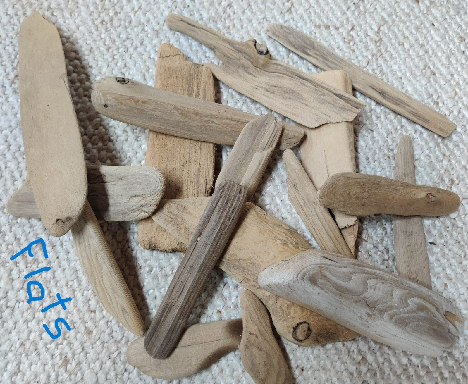 2 lbs. (14+ pcs.) of Beautiful, Unique, Natural Driftwood Gleaned from Lake MI