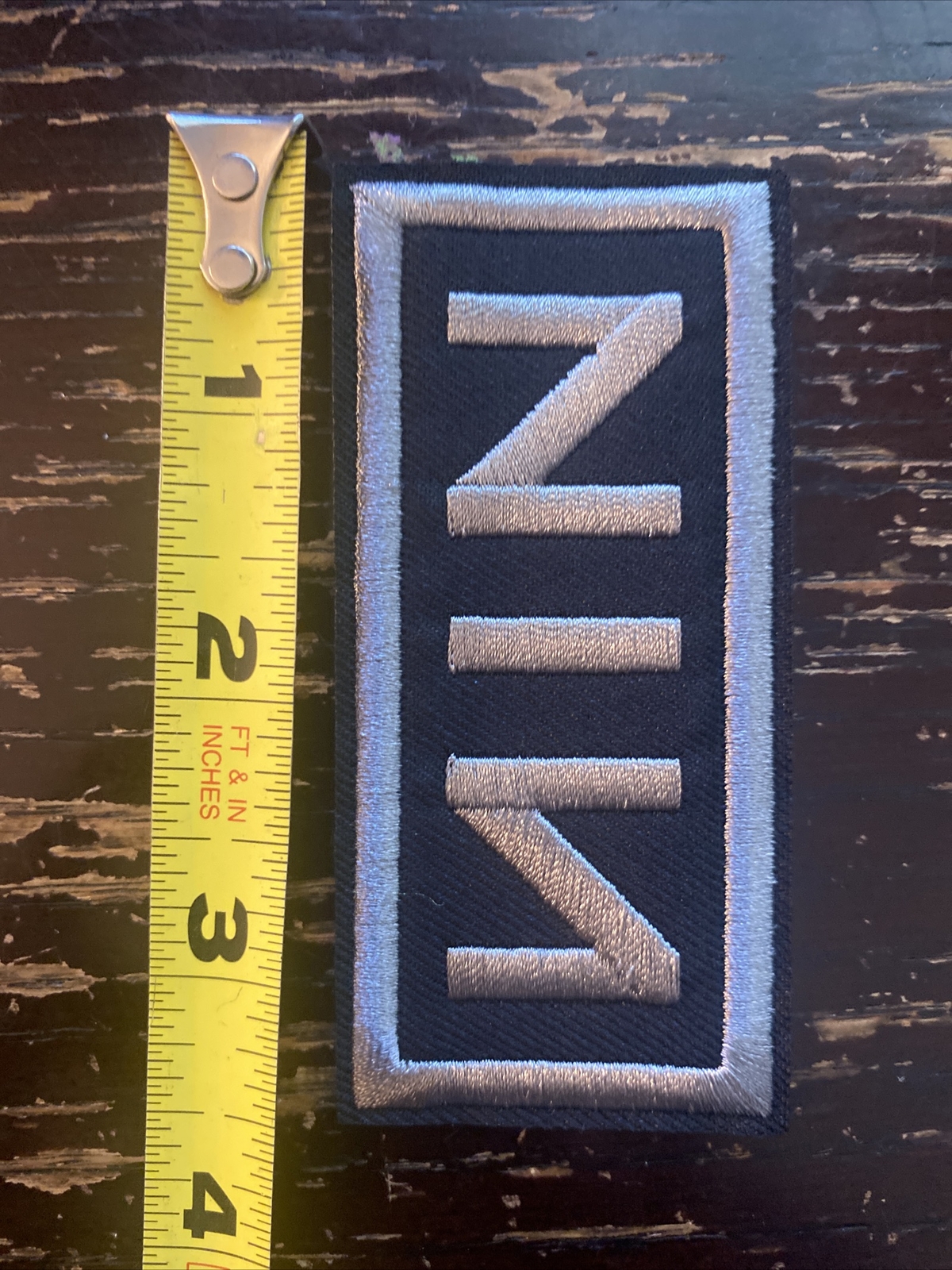 NIN / Nine Inch Nails (Embroidered Iron on patch) Punk/Rock/Metal Band