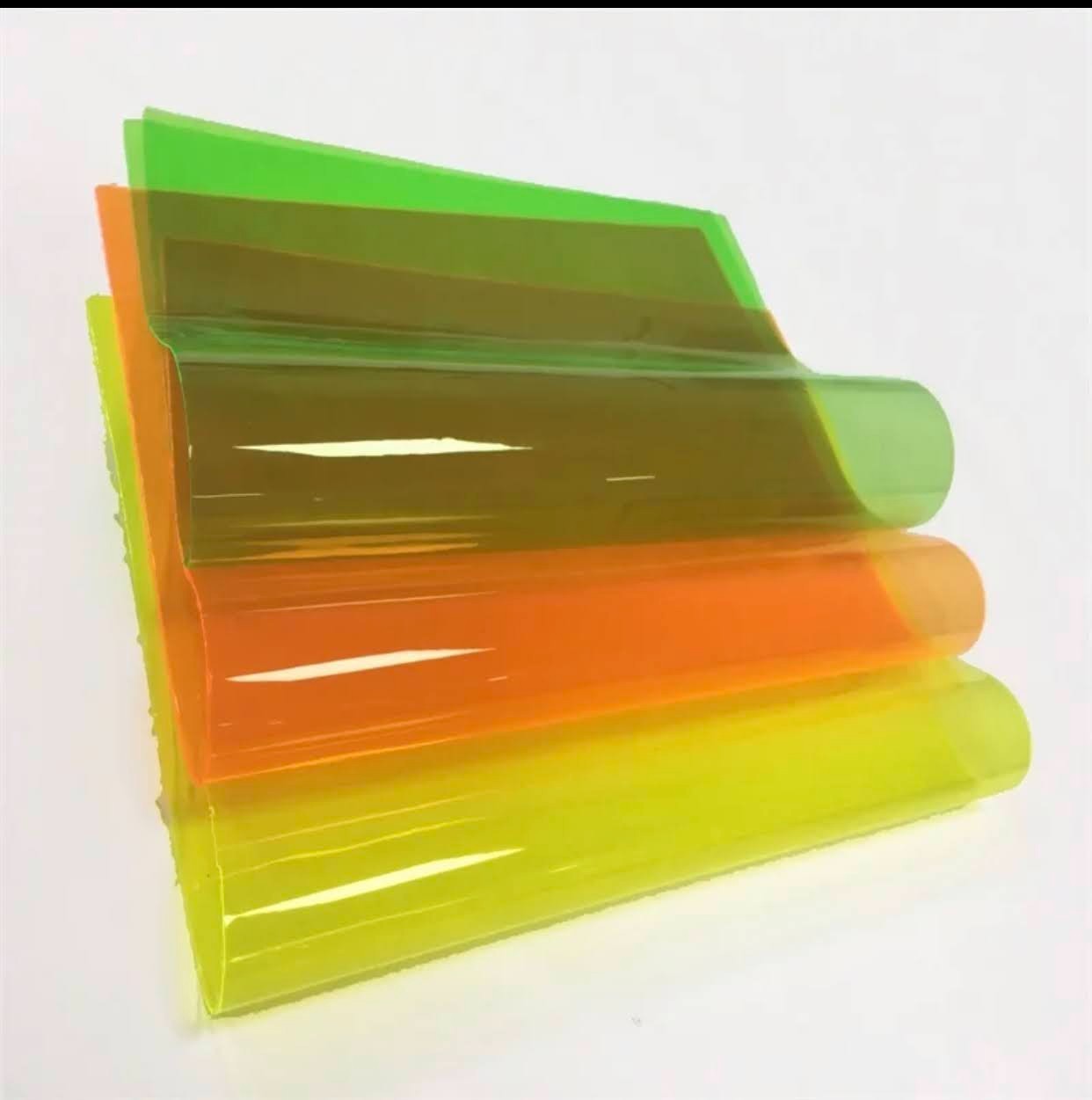 PVC Clear Plastic Tinted 0.5mm (20 gauge)Polyvinyl Transparent Multiple Uses 48″