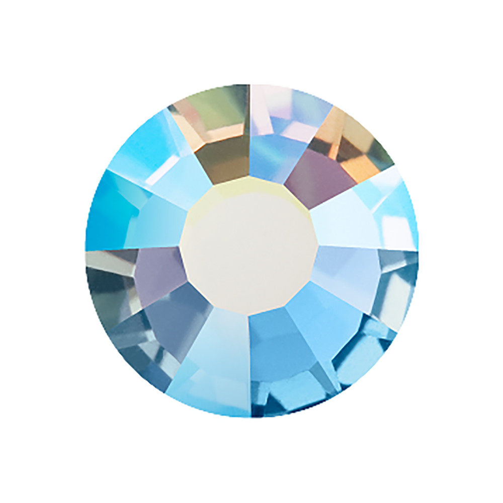 Preciosa VIVA 12 – Light Sapphire AB Style 2150 NO Hotfix Flatback 1 Gross