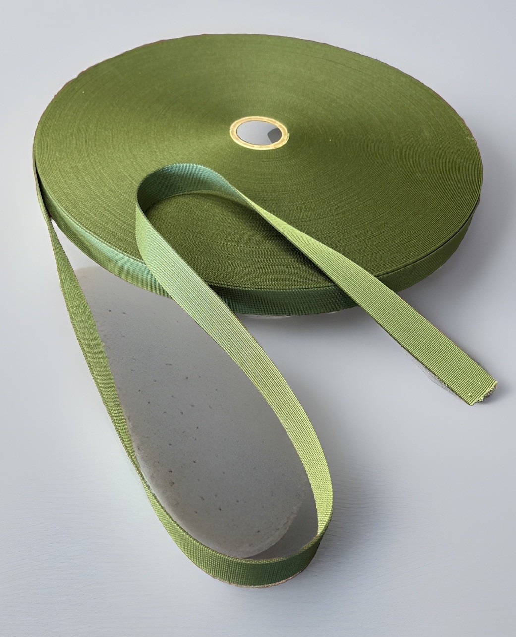 1″ Nylon Webbing Solid Olive Drab Green Strap 17337 2 Yards USA Made