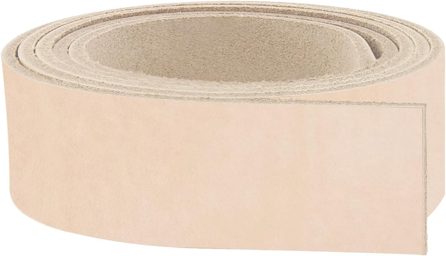 ELW Leather Blank Belt – 8-9 to 13-15 oz Thickness Cowhide Vegetable Tanned