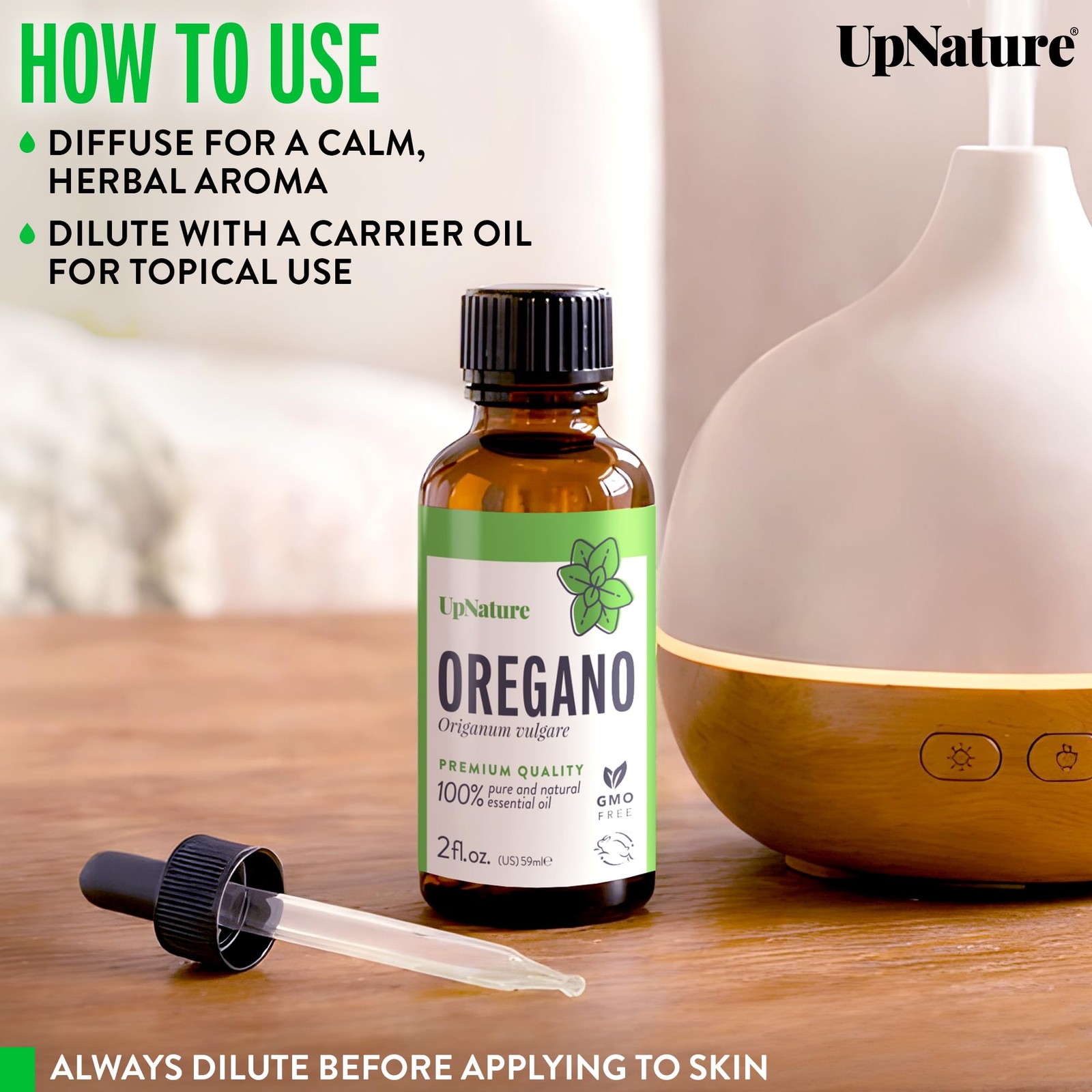 UpNature Oregano Oil – 100% Pure Essential 2.00 Fl Oz (Pack of 1)