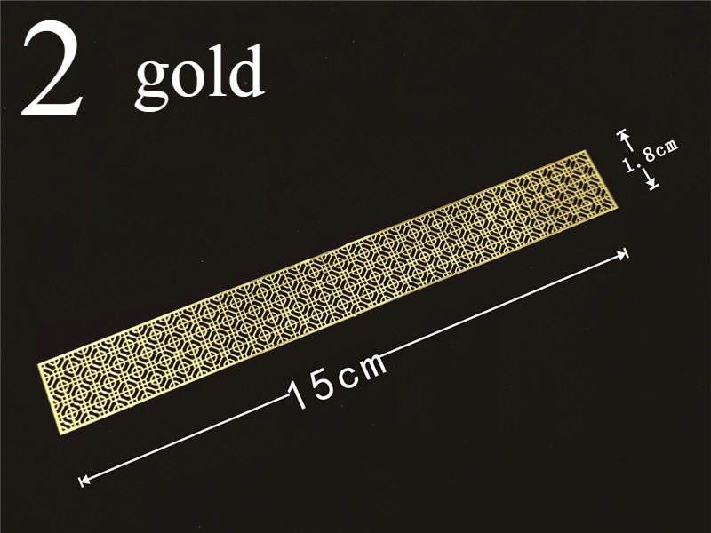 5pcs DIY Metal Alloy Pieces for Dolls Materials Hollow Out Metal Trimming Crafts