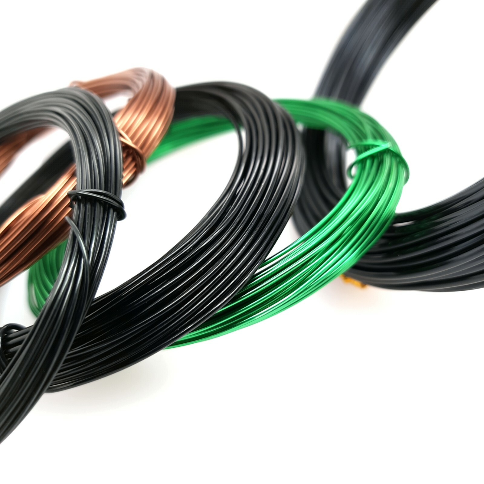 Bonsai Wire for Bonsai Tree Aluminum Wire 5 Rolls 4 Sizes 0.8, 1.0, 1.2, 2.0mm