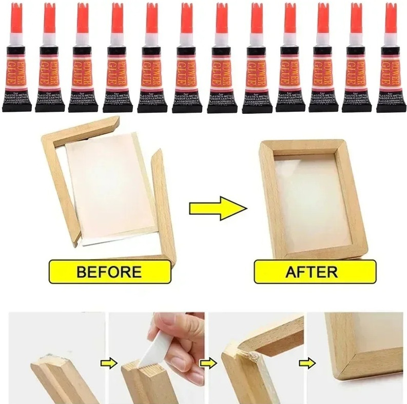 20pcs Super Strong Instant Liquid Glue – Multi-Surface Cyanoacrylate Adhesive