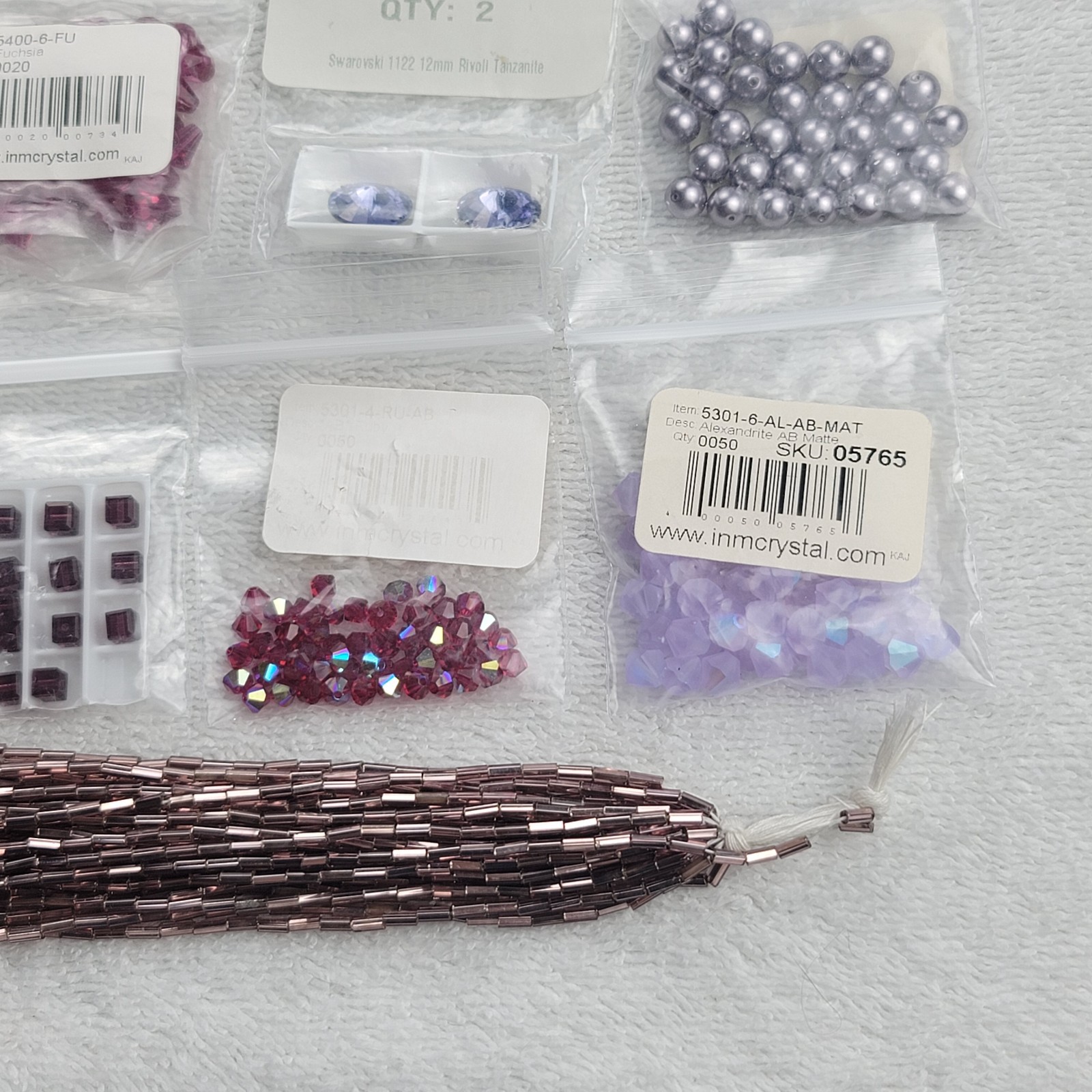 Swarovski Crystal Beads Lot Pendants Rivoli Flatback Pearls Qty Approx 4320 1122