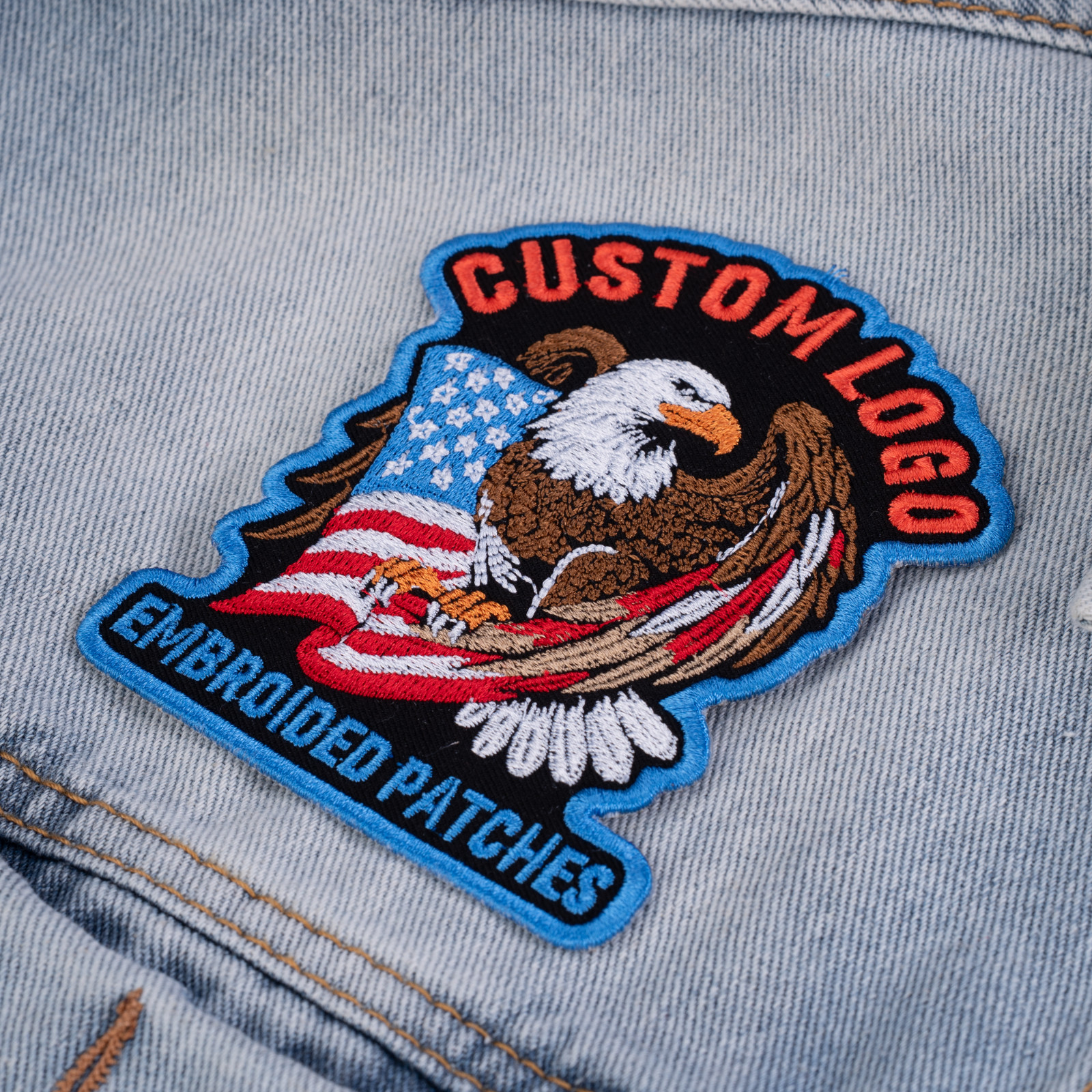 Custom Embroidered Logo Patch, Personalized Team Logo Company Patches
